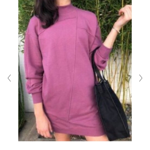 broken beats sweater dress